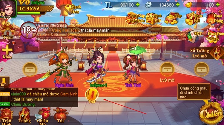 Hướng dẫn cách nhận code danh tướng 3Q miễn phí Hướng dẫn cách nhận code danh tướng 3Q miễn phí